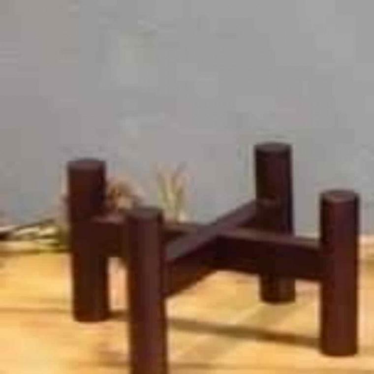 베란다화분선반 원목화분대 원목화분선반대 화분받침대 우드 S1호 150mm
