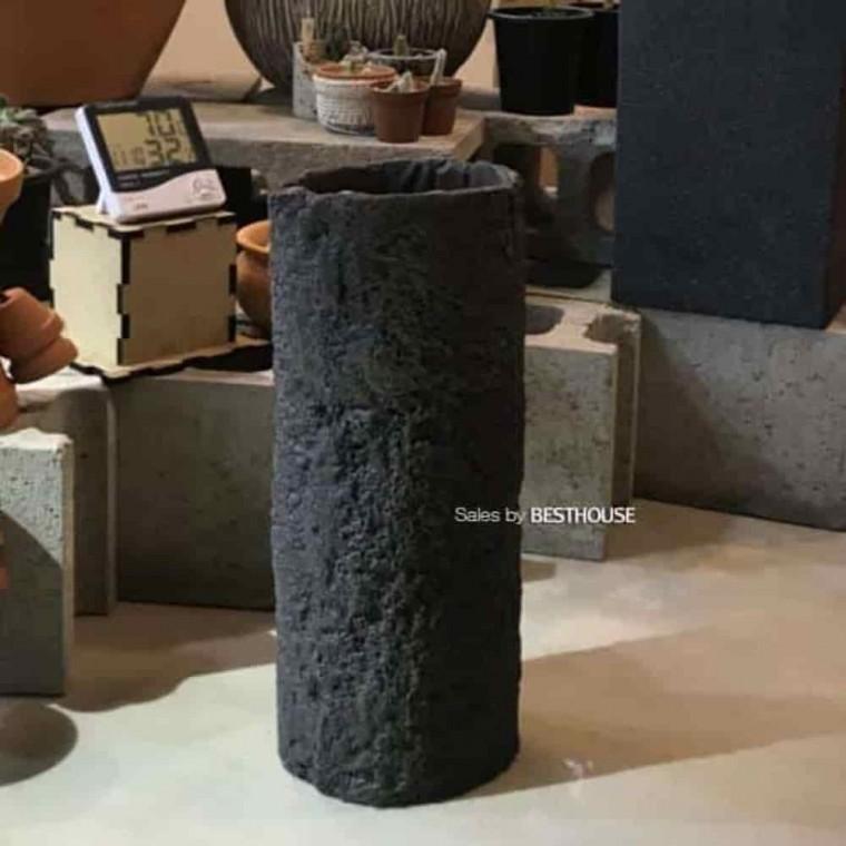 매장인테리어소품 화산석화분용 사무실화분 화산석화분 긴원형 15x40