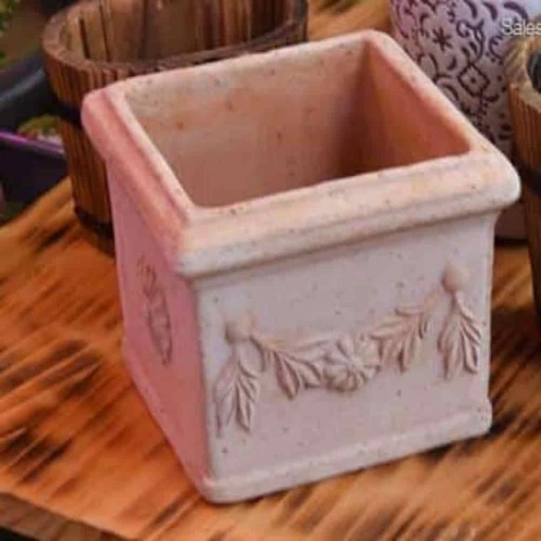 유럽풍엔틱화분 이탈리아토분 거실인테리어화분 수제토분 15x15x12