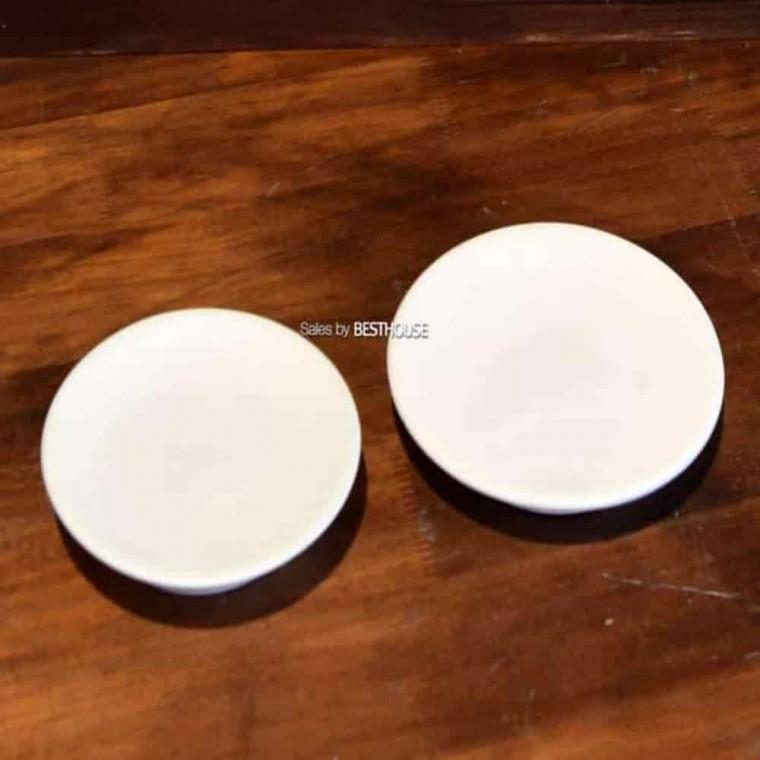화분접시 화분물받침대 화분받이 토분받침 플랫 퓨어화이트