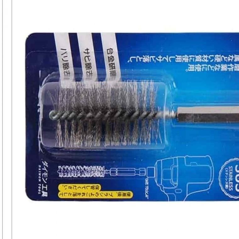 육각 브러시 청소솔 연마솔 틈새브러쉬