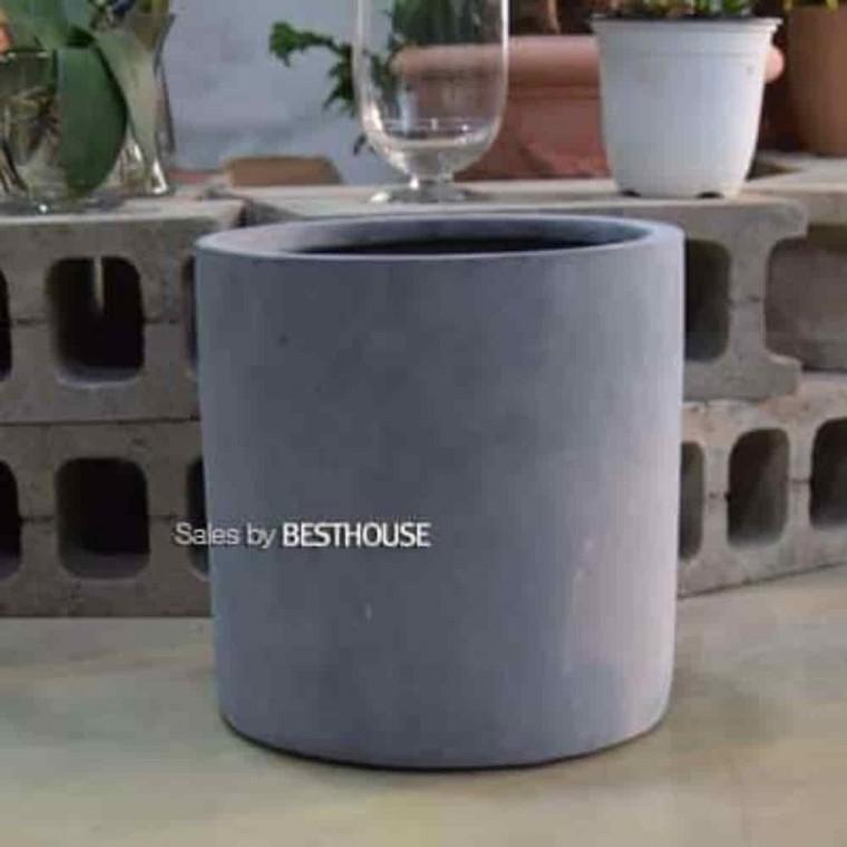 북유럽화분 현관화분 도기화분 FRP 화분 원통 30x30