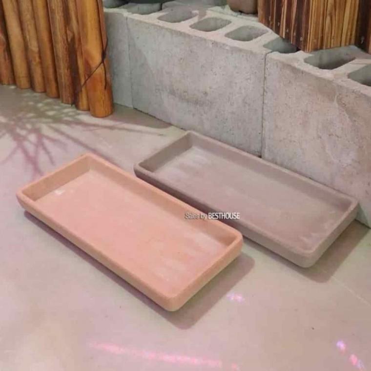 화분선반대 직사각화분받침 화분받침 이탈리아 토분받침 직사각 40cm
