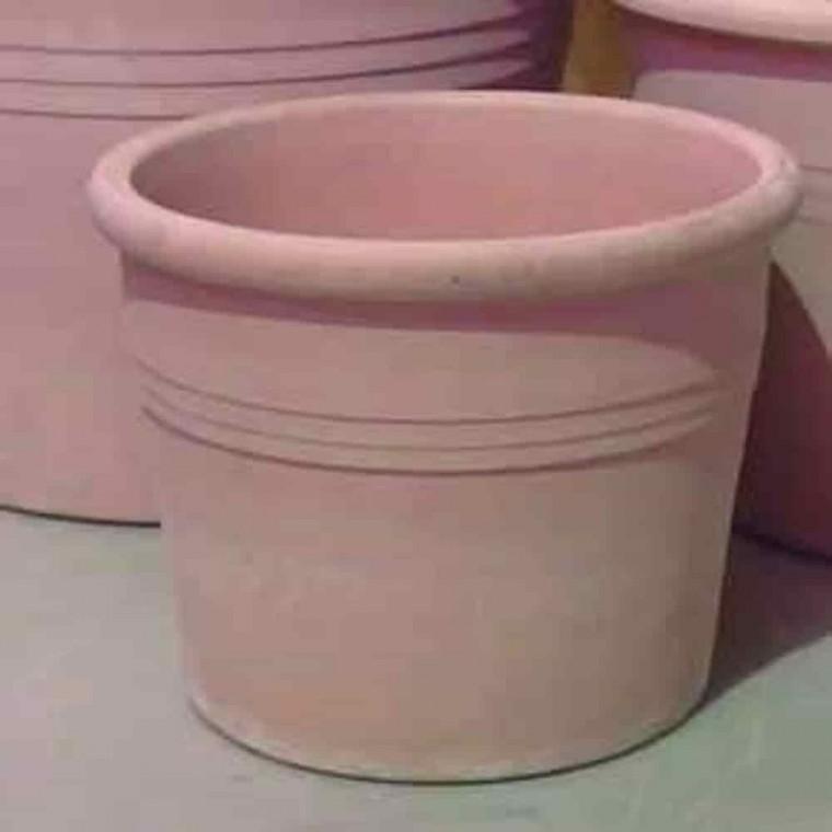베고니아꽃화분 거실화분 고급스런화분 토분화분 실린더 18x15 베이지