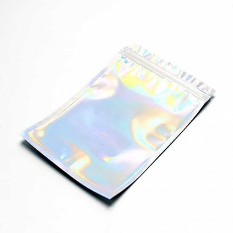 홀로그램 지퍼백 14x20cm 고리형지퍼백 선물포장지퍼백 두꺼운지퍼백