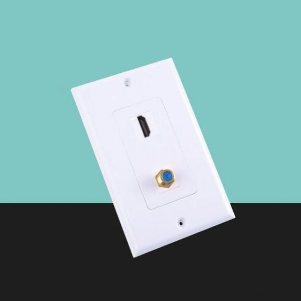 RF 월 HDMI 벽콘센트 - 플레이트