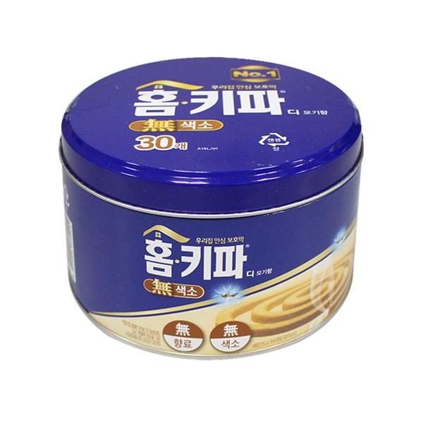 홈키파 디 모기향 무색소 30개 -TJ/무색소모기향/살충제/모기향/모기퇴치/해충퇴치/피우는모기향