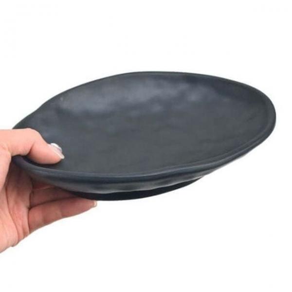 타원 접시 찬기 플레이팅 멜라민 19.2cm