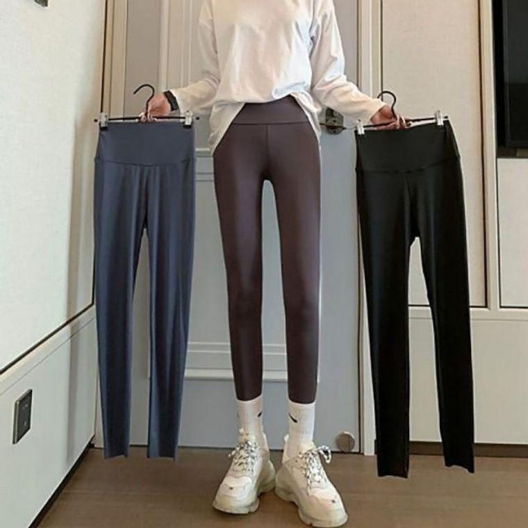 여자 하의 스타일 레깅스 요가복 하이웨이스트 필라테스 기본