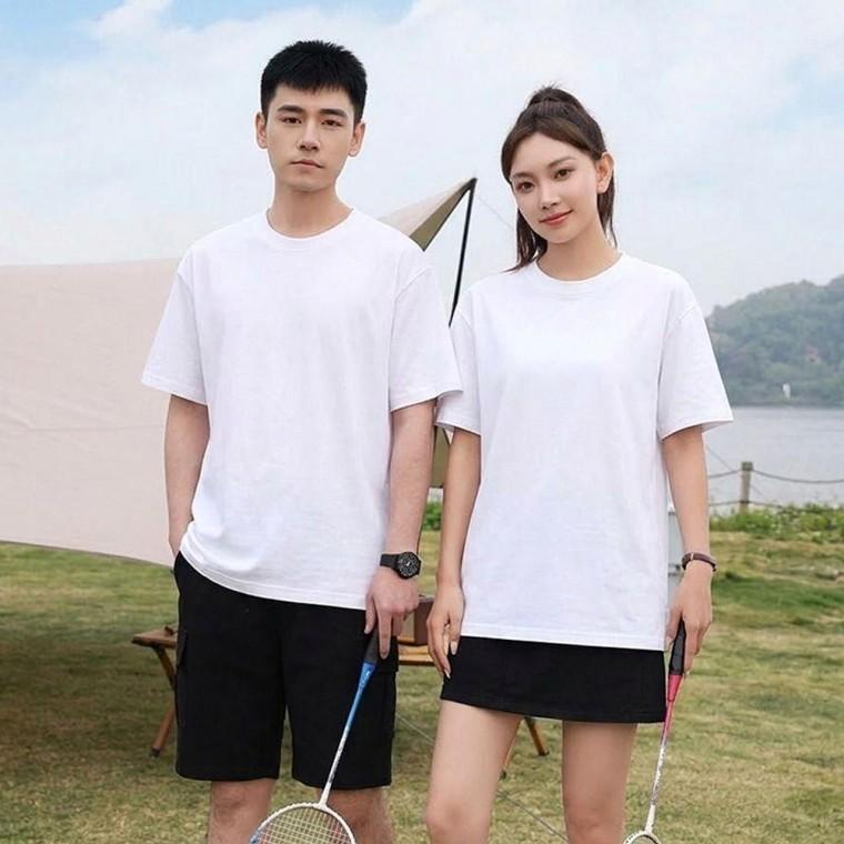 반팔티 베이직 실속 여름 남자 솔리드 티셔츠 코튼