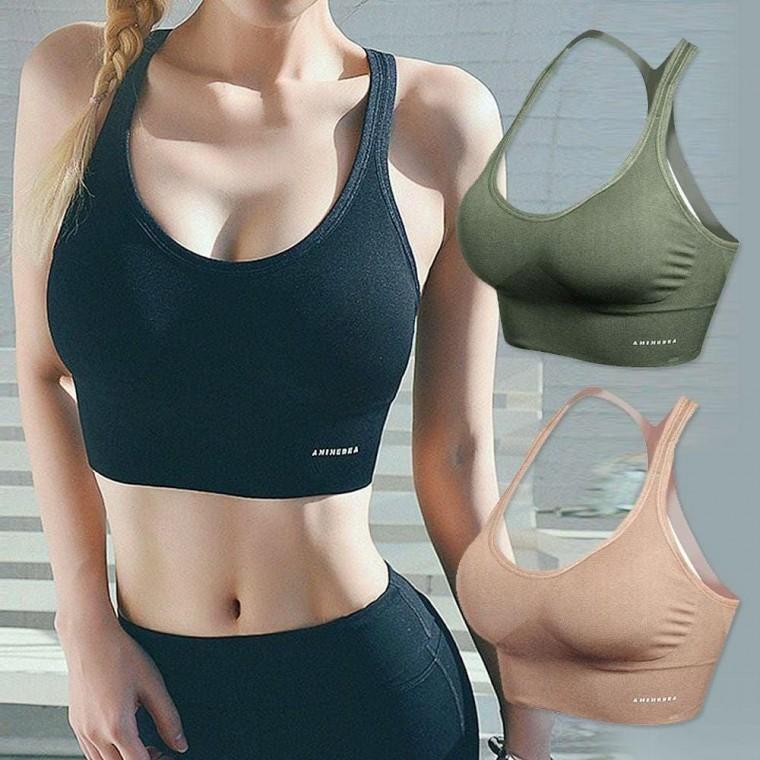 요가 짐웨어 활용도높은 운동 스포츠 크롭 여자 브라탑 헬스