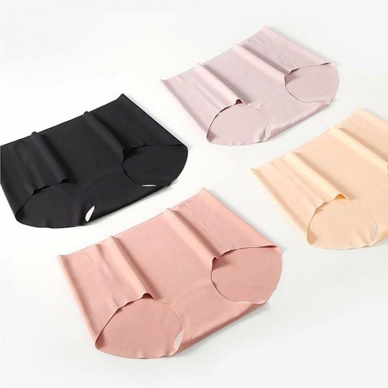 속옷 심리스 안전 팬티 통기성 여자 여름 헴라인 무지