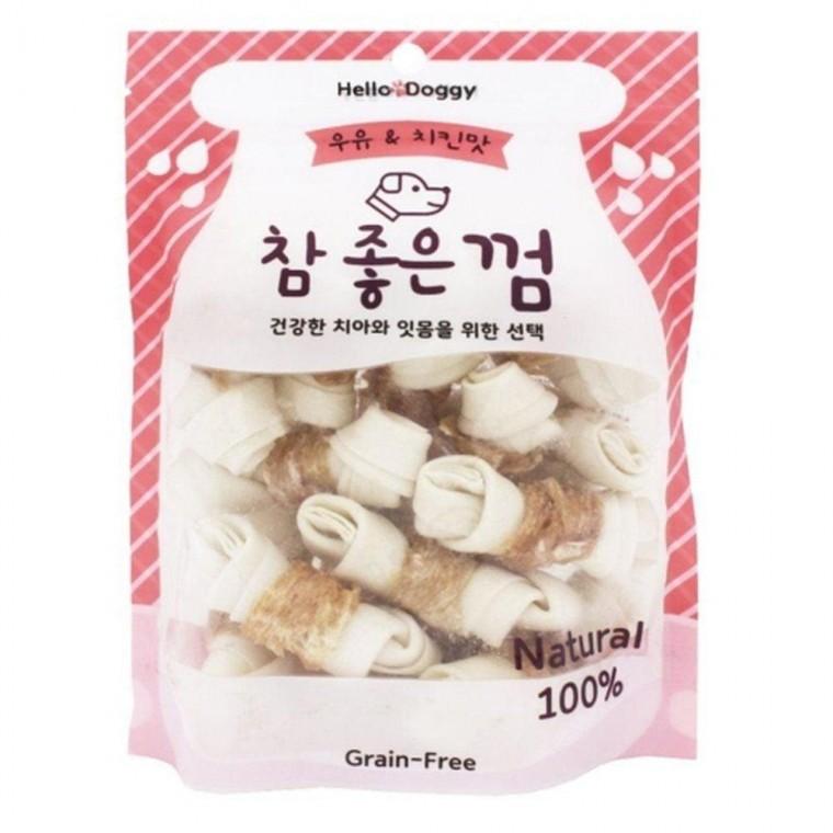 헬로도기 참좋은껌 뉴트럴 치킨 우유껌 15p