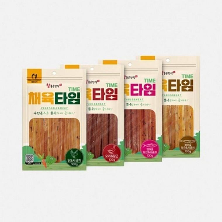헬로도기 참좋은간식 슬림 채육타임 100g