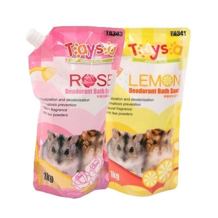 Taysa 햄스터 선명한 목욕모래 1kg 햄스터모래 화장실모래