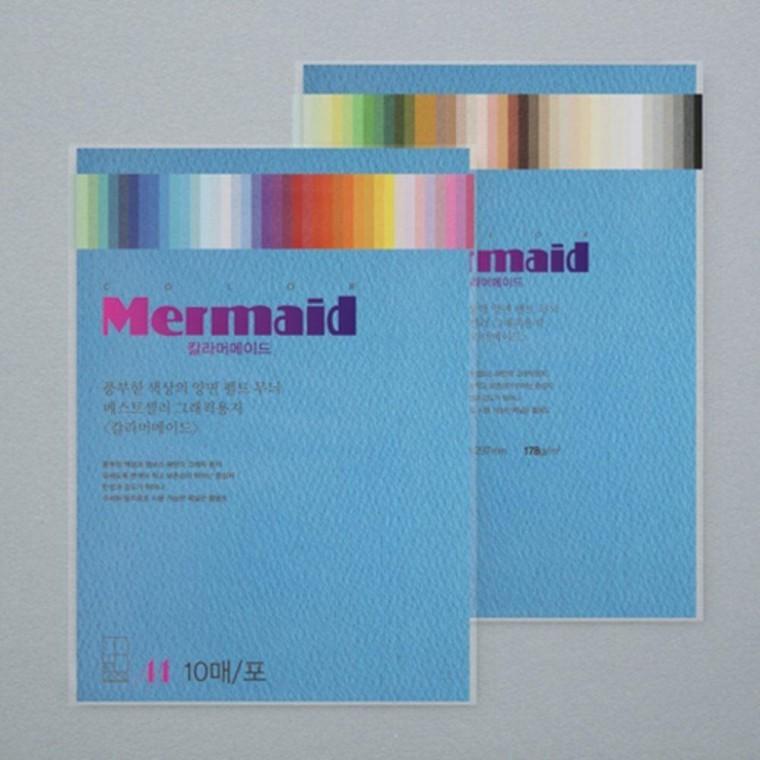 두성 칼라 관리쉬운 머메이드지 A4 W16 (CMD-033) / (178g 10매) (1개입)