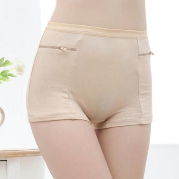 여행용 소매치기방지 속옷 이너 지퍼 여권 팬티 주머니