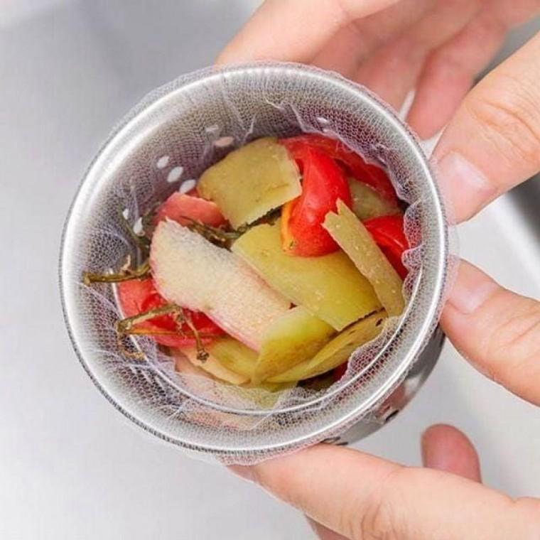 배수구 음식물 실속형 거름망 일회용 100매입 필터망