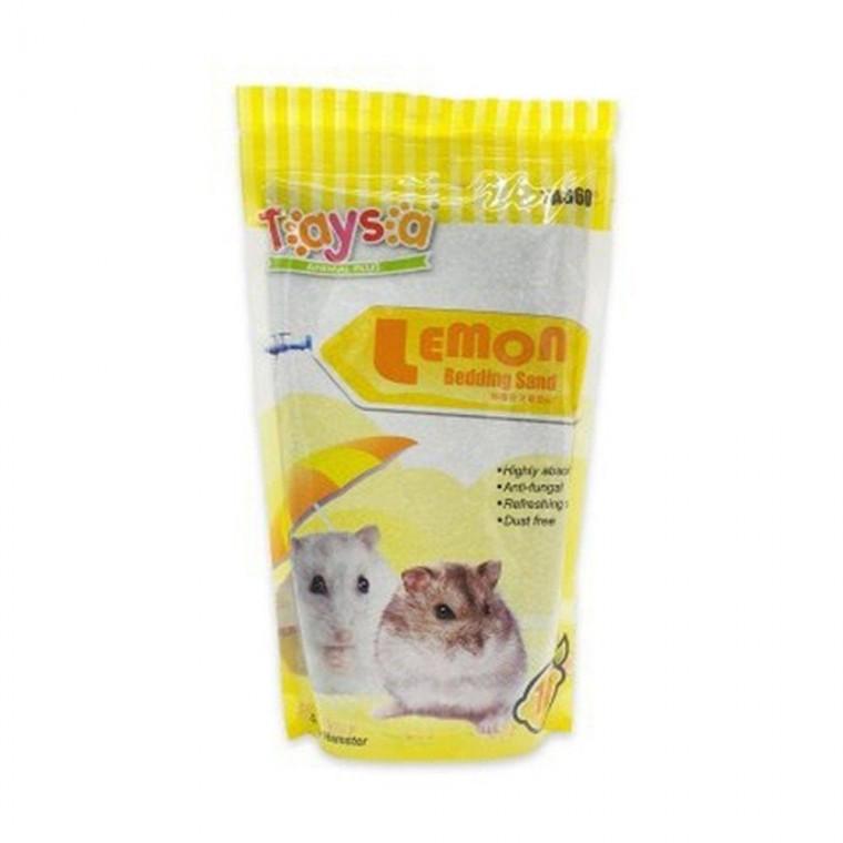 TAYSA 햄스터 소프트 벤토나이트 모래 1kg / 항균 흡수 먼지화 피부병예방 레몬 사과
