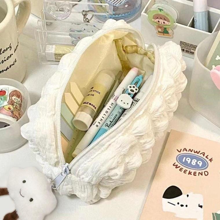 대용량 구름 필통 귀여운 필통 펜케이스 큰필통 심플필통 구름 봉제필통 중학생필통 마카롱필통