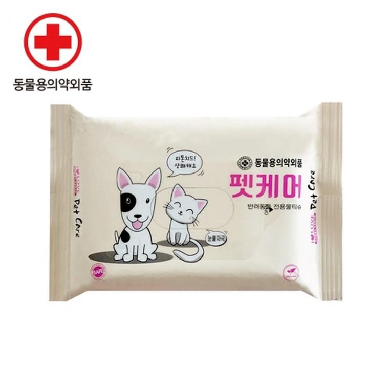 [2개묶음]아이러브 펫케어 물티슈 20매 (피톤치드) 반려동물용