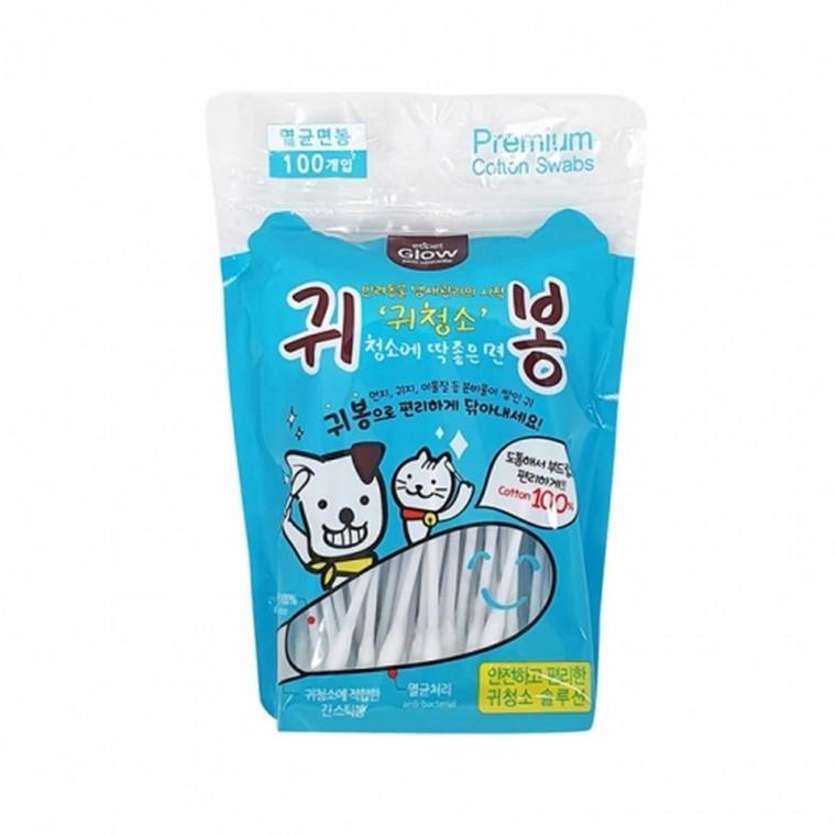 [2개묶음]에티펫글로우 귀청소 귀봉 100p