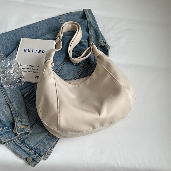 심플 데일리 3컬러 캔버스 여서 숄더백 BS-58