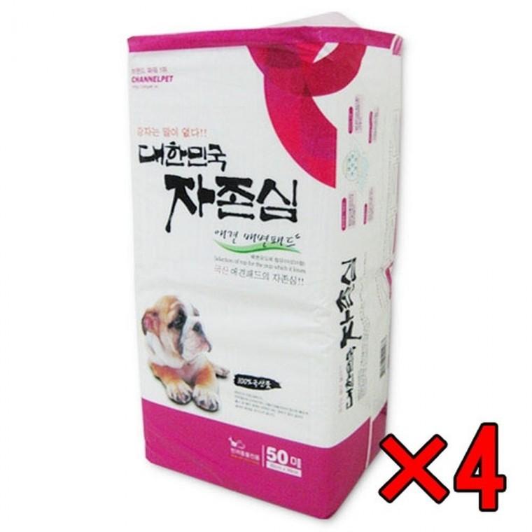 [4개묶음]자존심 애견패드 50매 국내산
