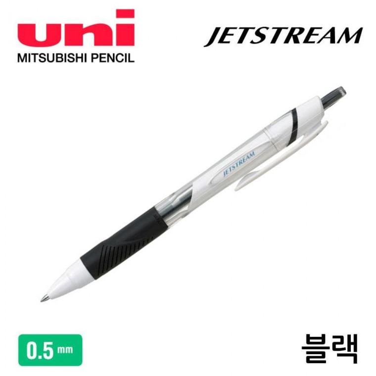 미쯔비시 제트스트림 볼펜 0.5mm 1다스 10개입 블랙 볼펜 문구 필기 학용품 구