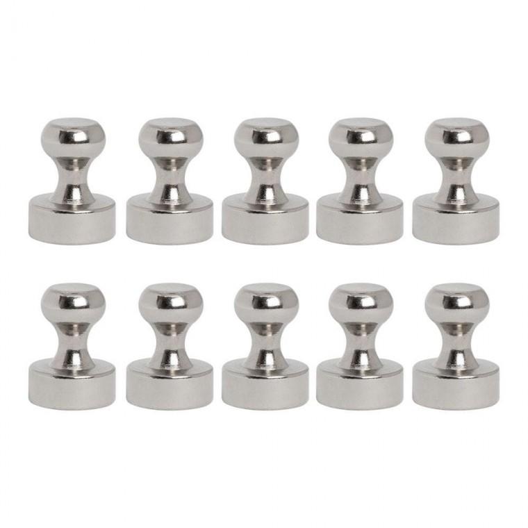 체스형 고리자석 12mm 1SET 10 초강력 네오디움 후크 자석 벽걸이 마스크걸이 마그네틱 옷걸이