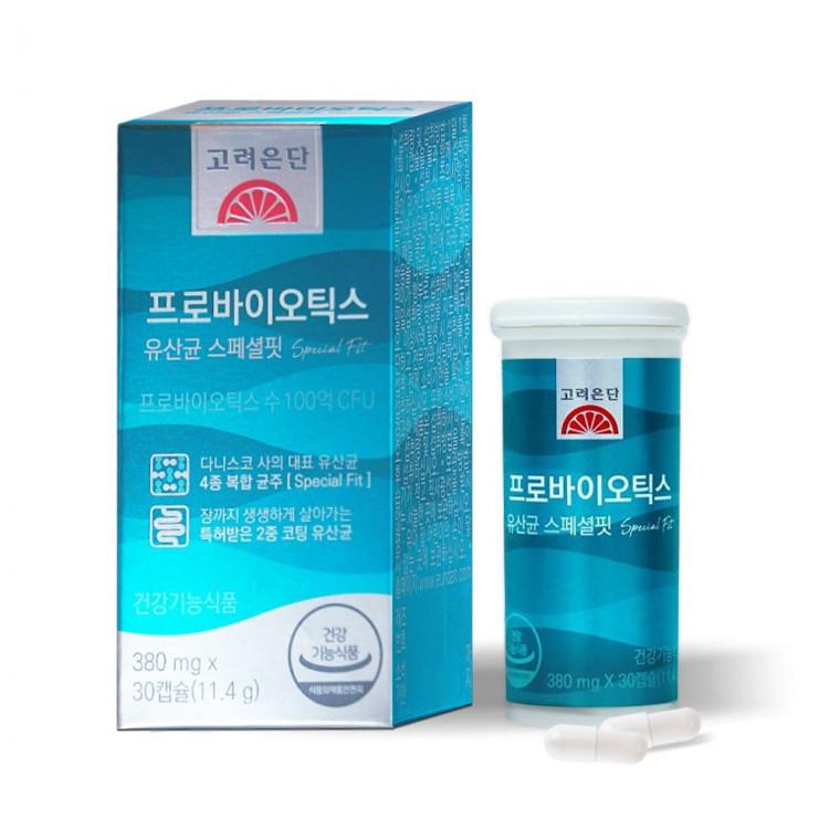 고려은단 프로바이오틱스 유산균 스페셜핏 100억 유산균 30캡슐 1개