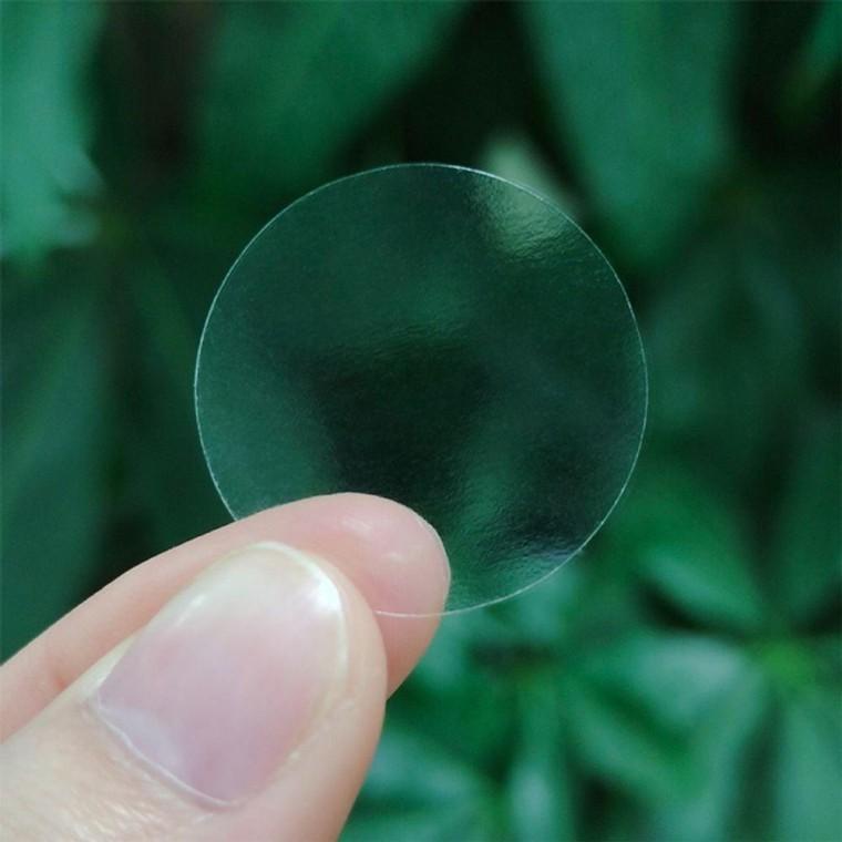 원형 투명 대용량 포장 스티커 38mm 500 11787 원형 포장 테이프 대용량스티커