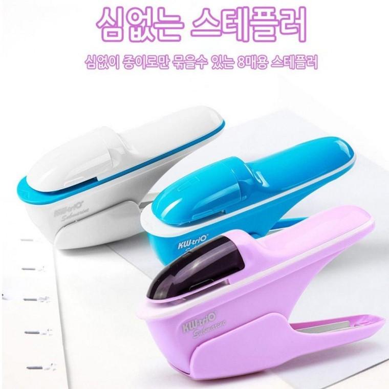 심리스스테플러 8매 심없는 호치키스 침없는 스테이플 스탬플러 스테플러 알없는호치키스 심없는