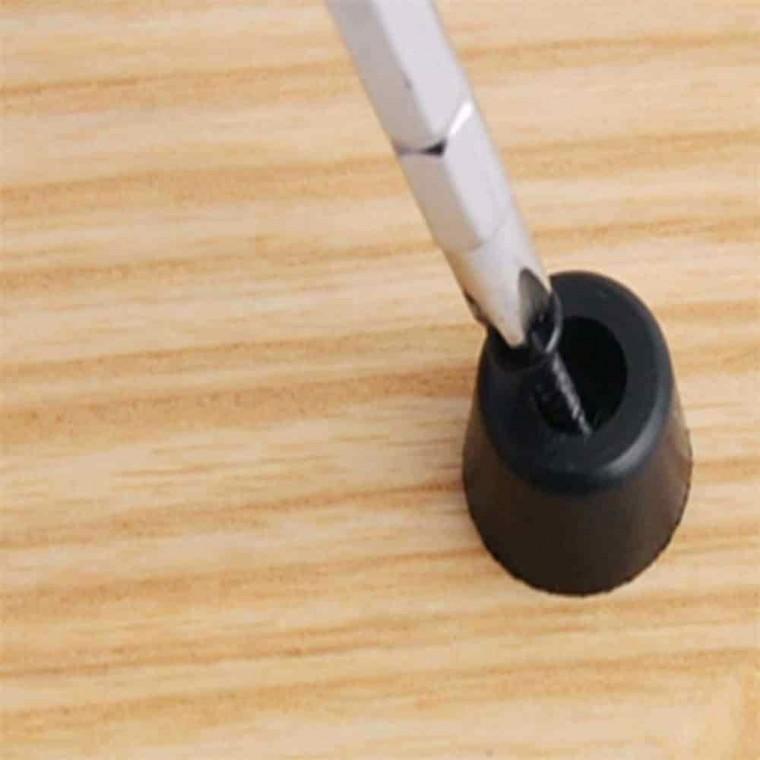 고무발 라디오형 고무발받침 스크래치방지발 철물부속