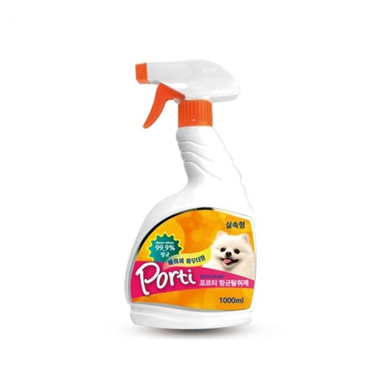 포르티 냄새제거제 1000ml(베이비파우더향) 반려동물용