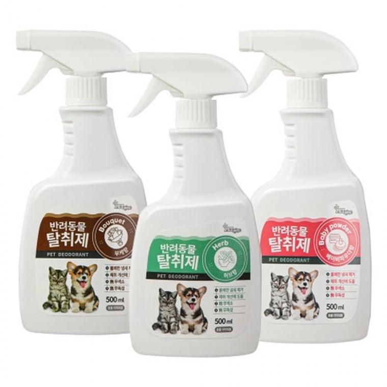 [2개묶음]펫퍼스 반려동물 냄새제거제 500ml 반려동물용