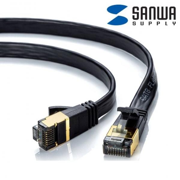 평면 랜선 7M SANWA CAT.8 랜케이블 플랫 SSTP 기가비트