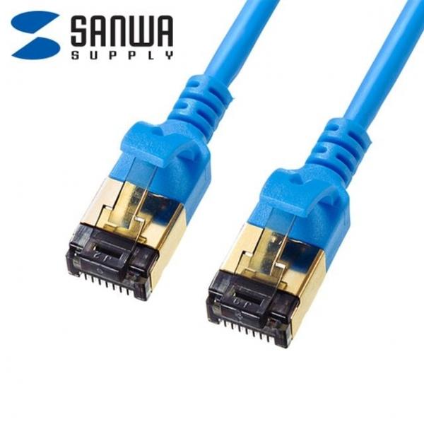 랜케이블 CAT.8 울트라 슬림 기가비트 SANWA SSTP 60cm