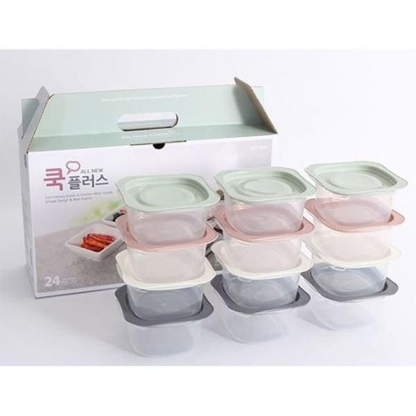 300ml 용기 전자레인지 소분 냉동밥용기 쿡플러스 12p