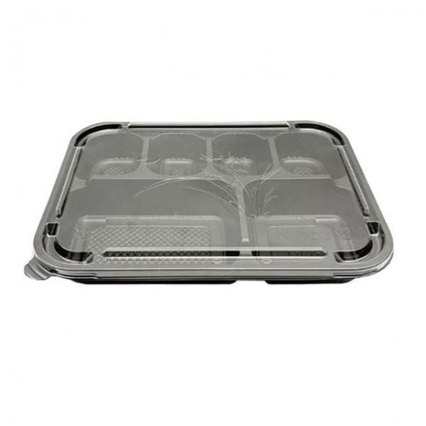 일회용 50p 배달 6칸 칸막이 도시락 케이스 반찬 도시락용기 포장 용기