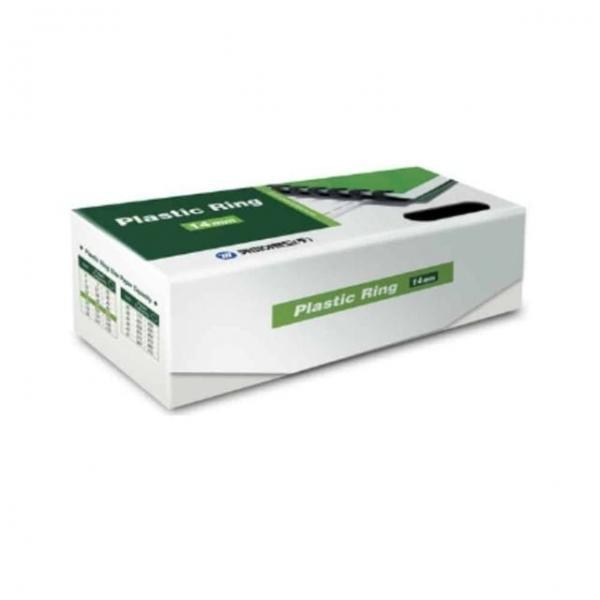 플라스틱링 28mm 흑색 50개 제본링 링제본