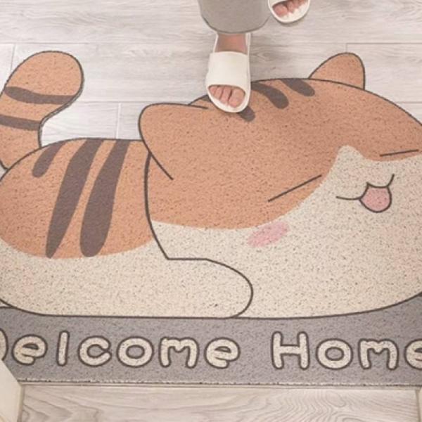 고양이 캐릭터  발매트
