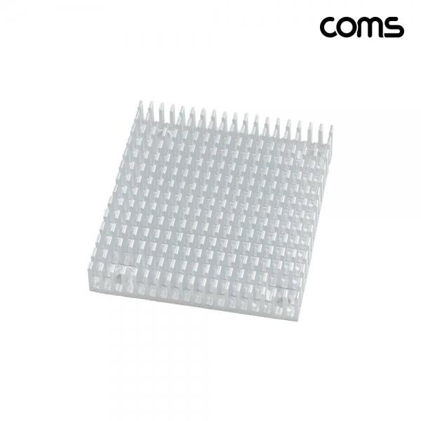 쿨러 방열판 알루미늄 55mm x 60mm x 10mm white HA060