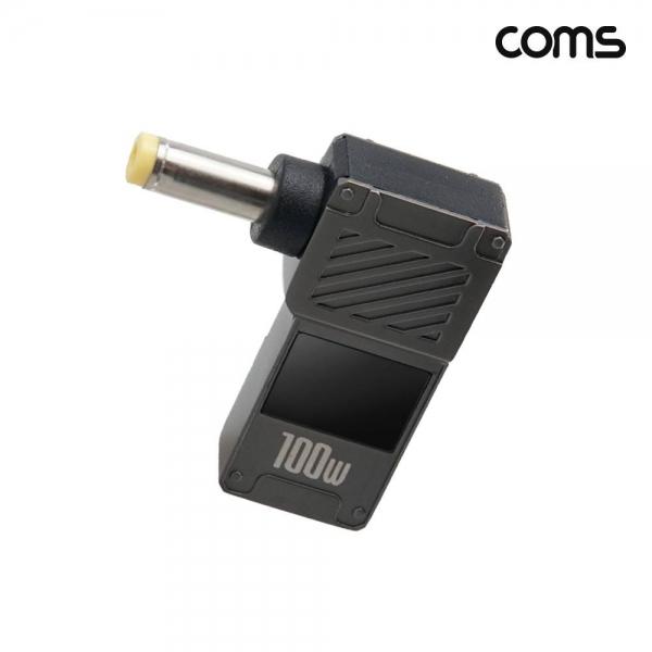 C타입 PD 변환 젠더 100W 20V 꺾임 고리형 외경 4.8 내경 1.7 JA408