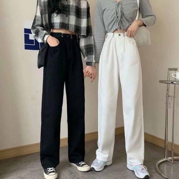 하이웨스트 통바지 와이드 여자바지 여성편한바지