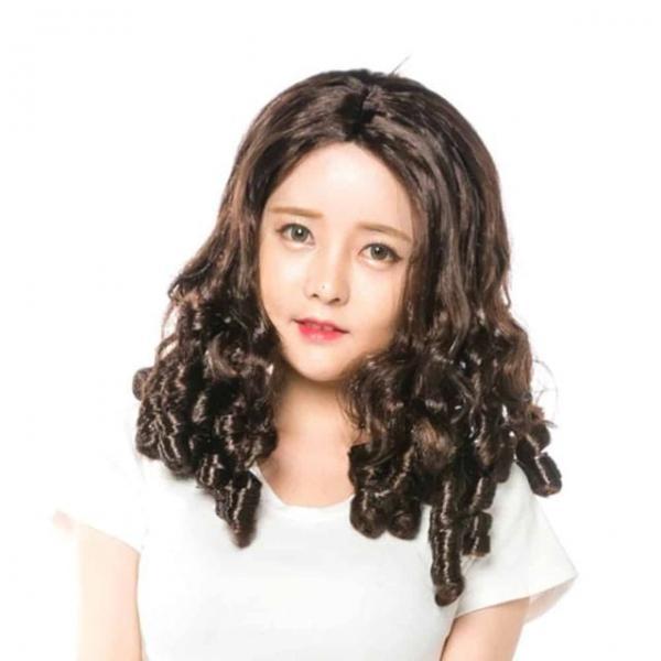웨이브 여장 가발 헤어가발 중단발가발