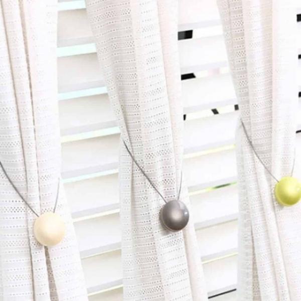 마그네틱 볼 커튼 타이 창문인테리어 거실커튼