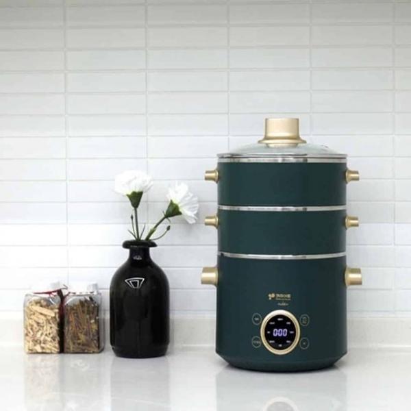 전기쿠커 전기찜기 3단 요리쿠커 계란찜기