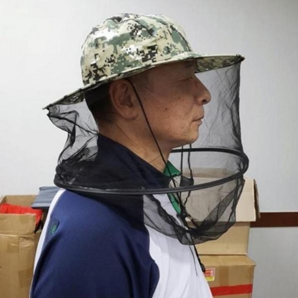 벌레 방지 모자 해충 방지 모자 낚시 망사 남성 여성 폴리에스테르 와이드챙 농업용 방충망 통기성 작업용