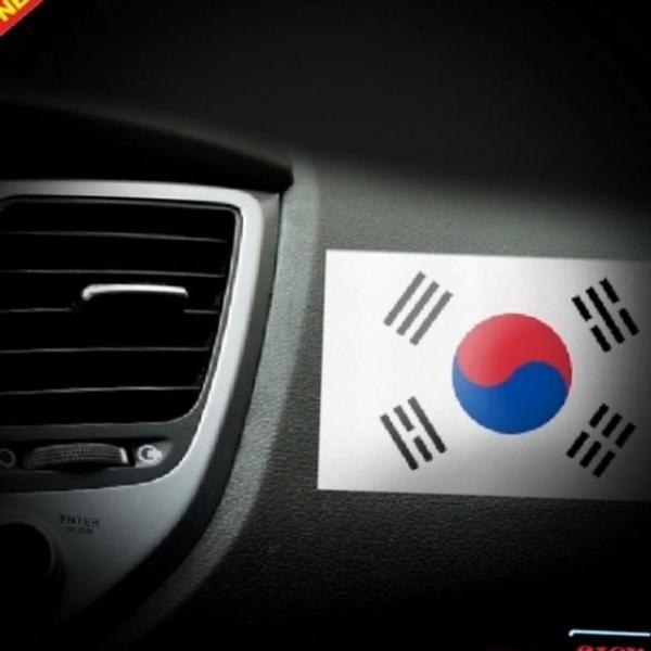 태극기 차량 스티커 태극기 자동차 스티커 대한민국 디자인 차량용 데칼 문양 용품
